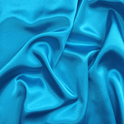 *Ткань Атлас-сатин, цвет Голубой (на отрез)  в Ярославле