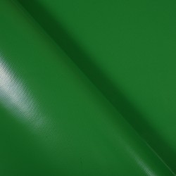 Тентовый материал ПВХ 450 гр/м2, Зелёный (Ширина 160см), на отрез  в Ярославле, 450 г/м2, 799 руб