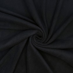 Флис Односторонний 130 гр/м2, цвет Черный (на отрез)  в Ярославле