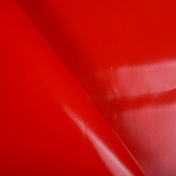Ткань ПВХ 450 гр/м2, Красный (на отрез)  в Ярославле