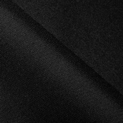 Прорезиненная ткань Оксфорд 600D ПВХ, Черный (на отрез)  в Ярославле