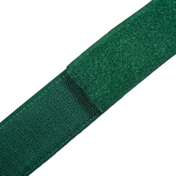 Контактная лента 40мм (38мм) цвет Зелёный (велькро-липучка, на отрез)  в Ярославле
