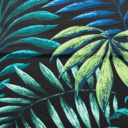 Интерьерная ткань Дак (DUCK), принт &quot;Тропические листья&quot; (на отрез)  в Ярославле