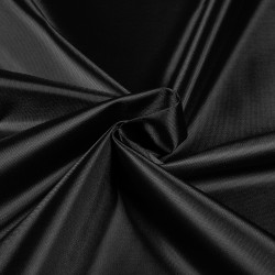 *Ткань Оксфорд 210D PU, цвет Черный (на отрез)  в Ярославле